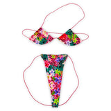 Pink Leopard Tropical Teeny Tiny Micro 'Kini