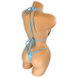 Tabitha Baby Blue Rhinestone Bikini