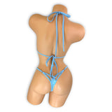 Tabitha Baby Blue Rhinestone Bikini