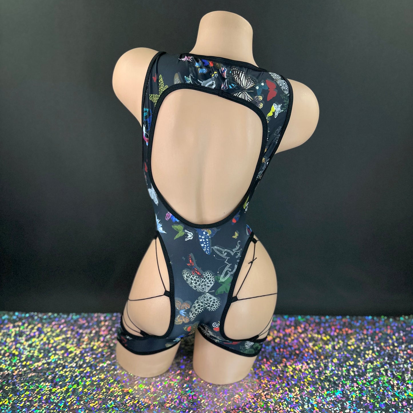 Black Butterfly Sheila Romper