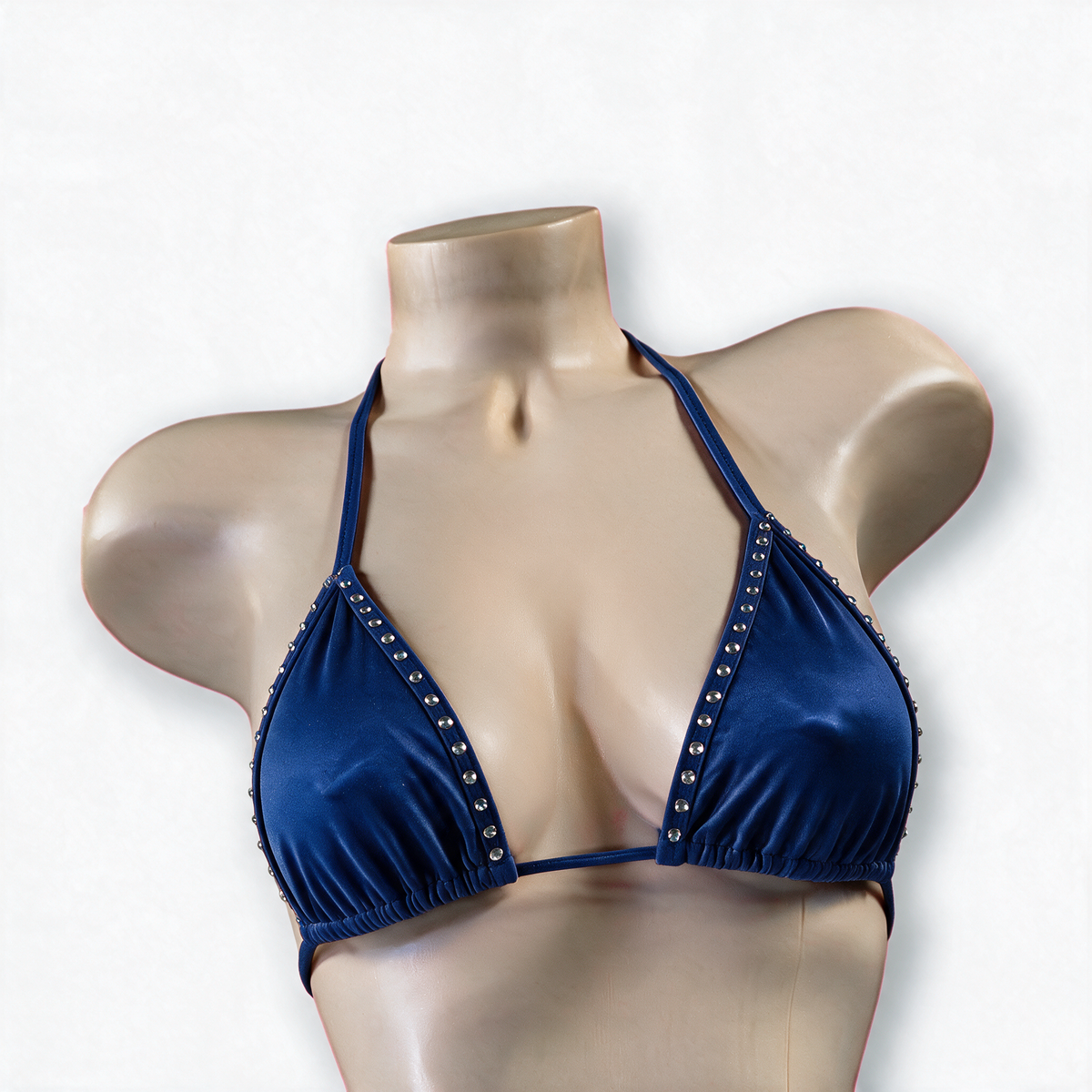 Crystal Teardrop Rhinestone Tri Top