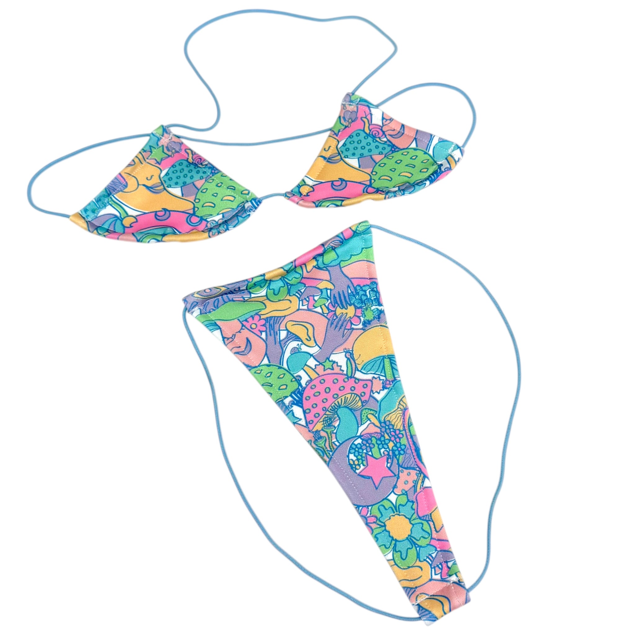 Pastel Shroom Teeny Tiny Micro 'Kini