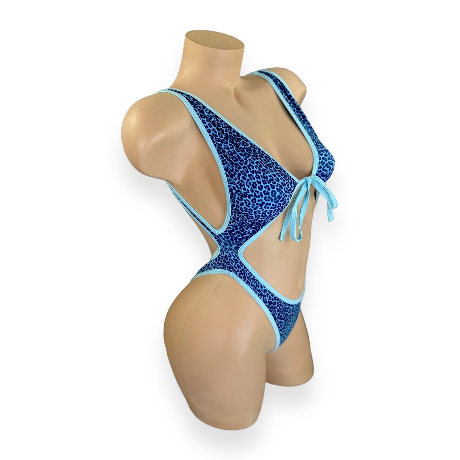 Blue Leopard Carson Bodysuit