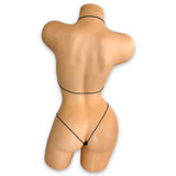 Black Snake Skin Teeny Tiny Micro ‘Kini