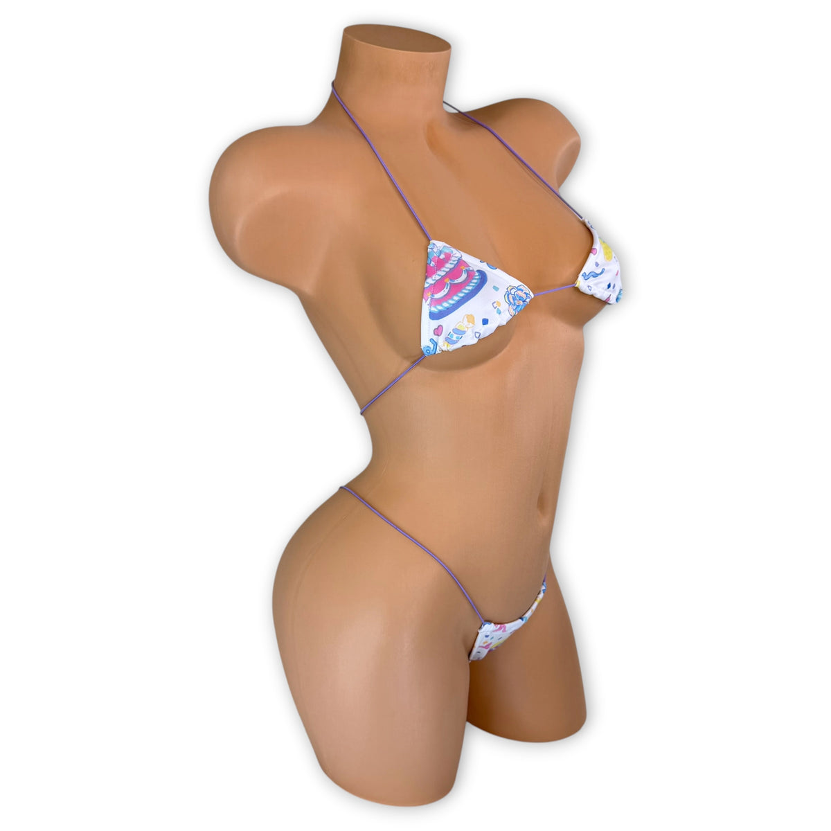 Pastel Birthday Cake Teeny Tiny Micro 'Kini