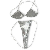 Silver Holographic Teeny Tiny Micro 'Kini