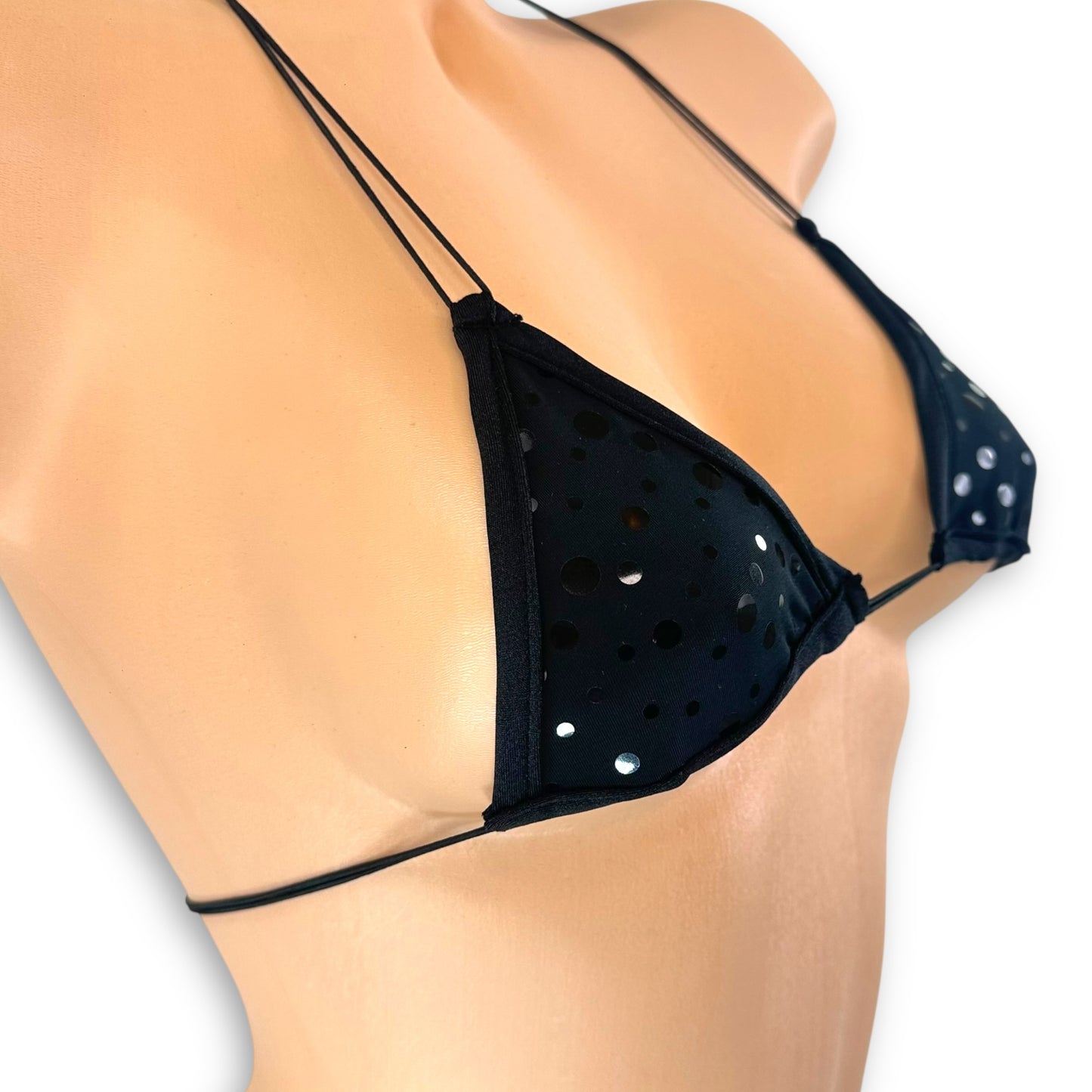 Cici Black Polkadot Micro ‘Kini