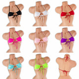 Adjustable center tie top on mannequin in all 8 colors, Golddiggers Boutique