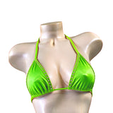 Crystal Teardrop Rhinestone Tri Top