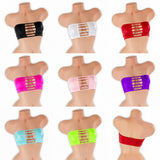 Ladder Cutout Bandeau Top on mannequin in all 8 colors, Golddiggers Boutique