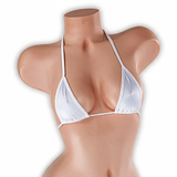 Moonstone white skinny tri top on mannequin, front view, Golddiggers Boutique