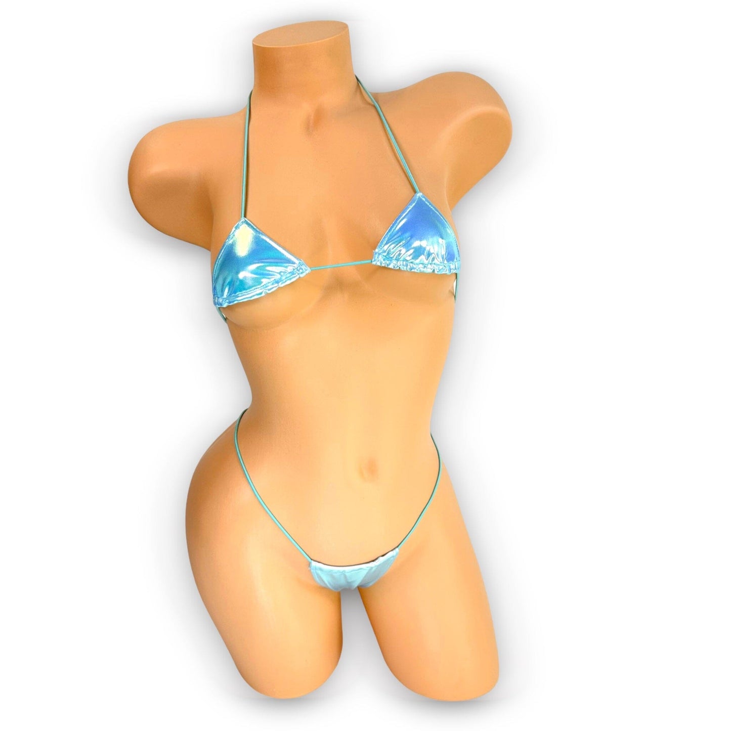 Baby Blue Oil Slick Teeny Tiny Micro ‘Kini