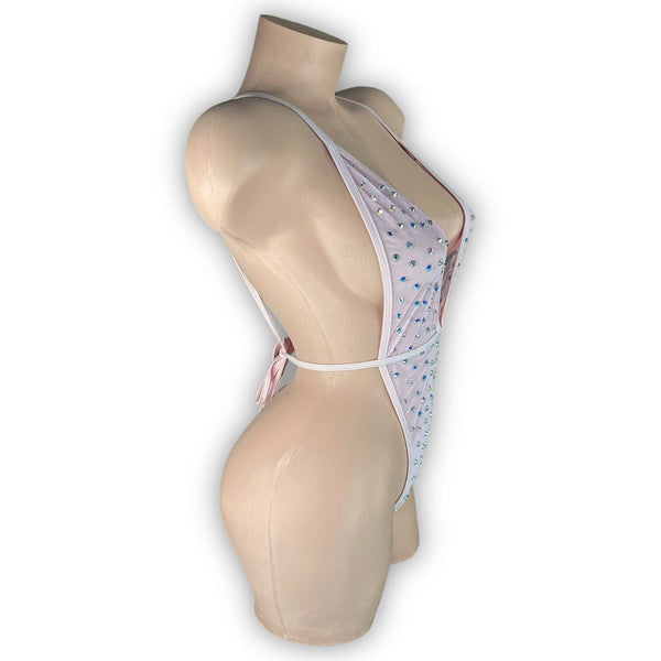 Baby Pink Gwyneth Slingshot-Bodysuit