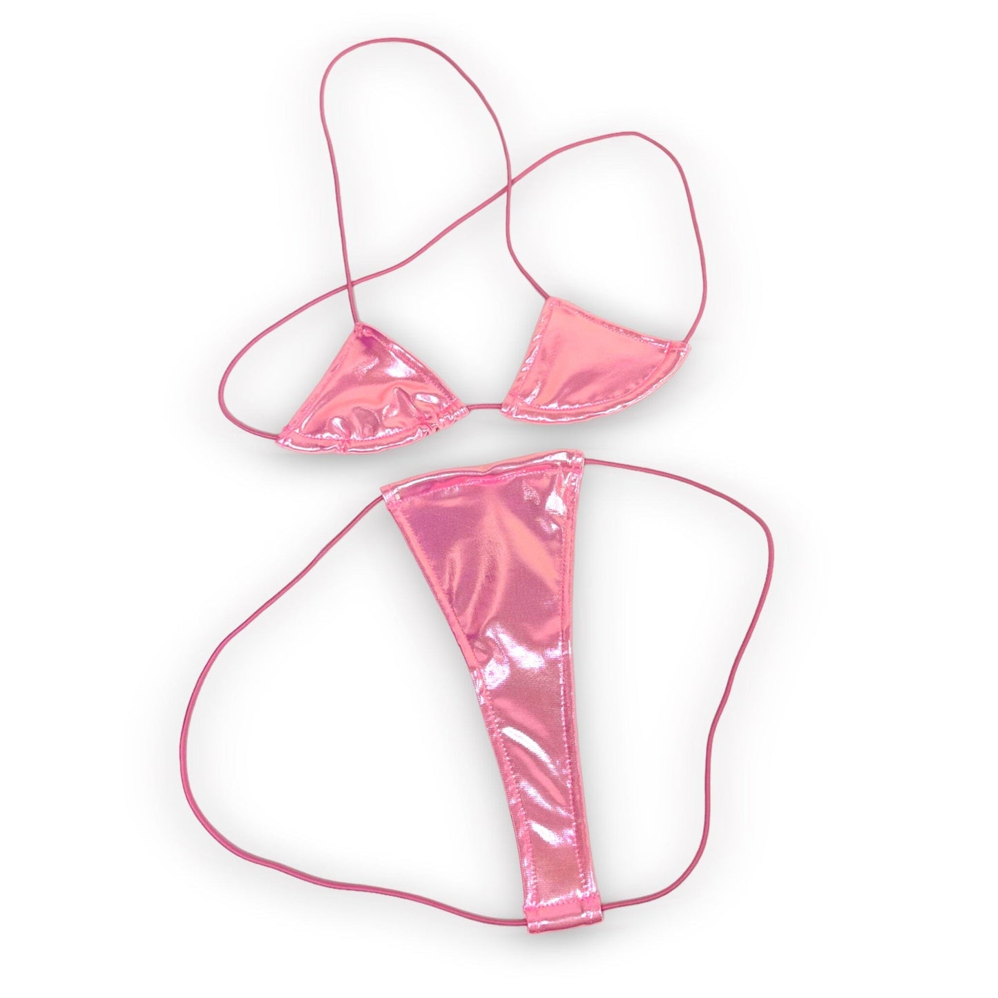 Baby Pink Oil Slick Teeny Tiny Micro ‘Kini