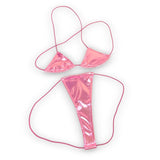 Baby Pink Oil Slick Teeny Tiny Micro ‘Kini