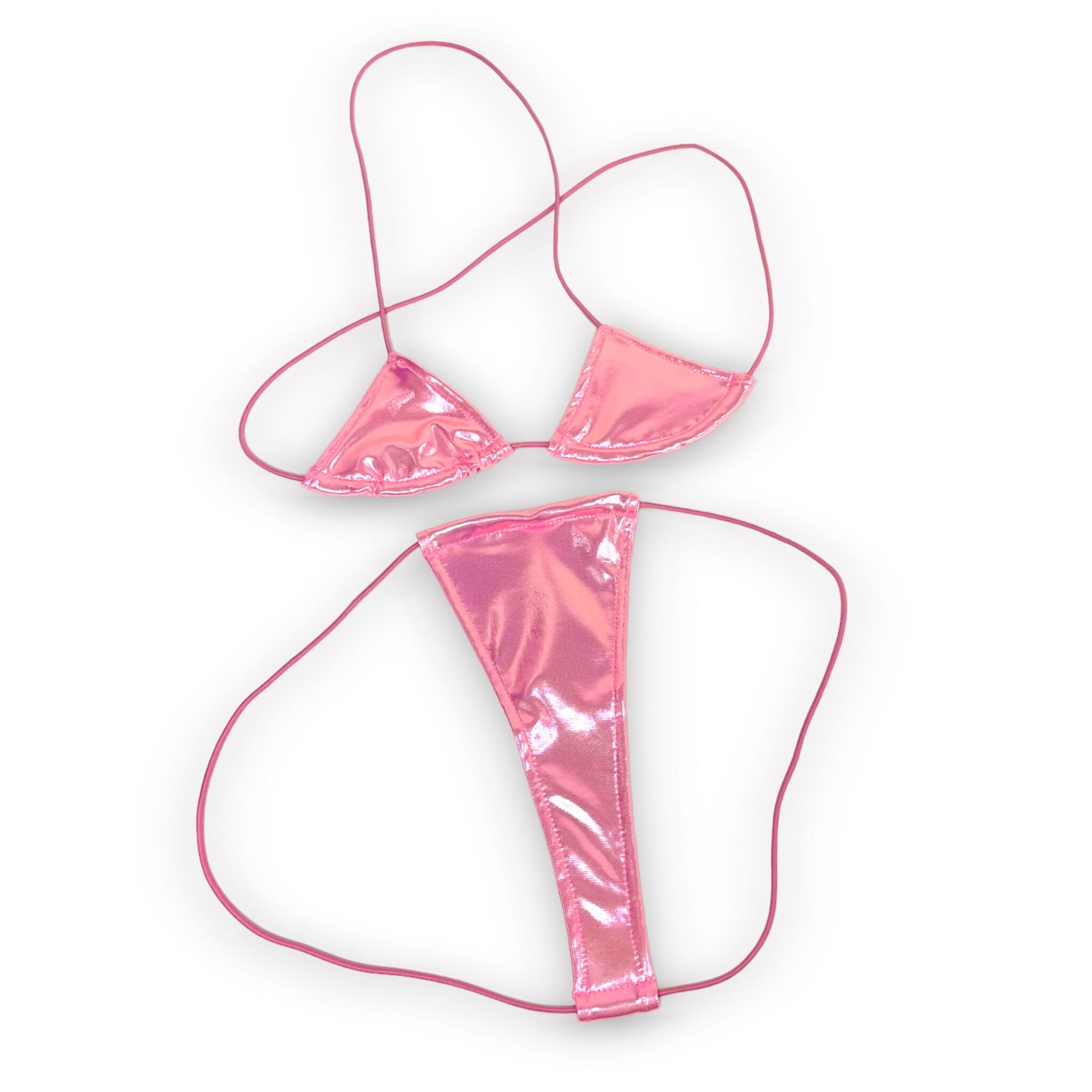 Baby Pink Oil Slick Teeny Tiny Micro ‘Kini