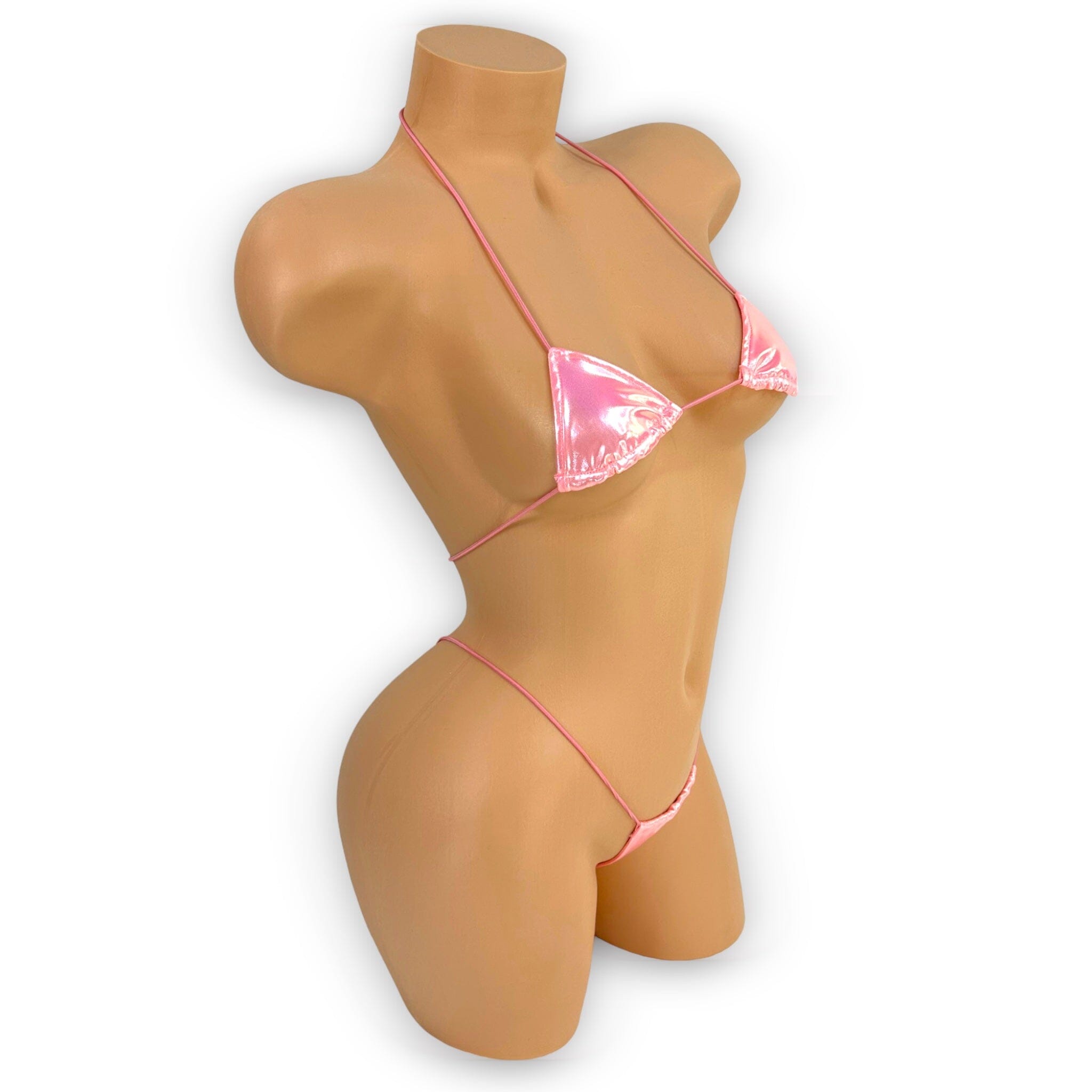 Baby Pink Oil Slick Teeny Tiny Micro ‘Kini