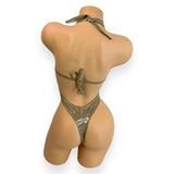 Beige X Vinyl Courtney Bodysuit