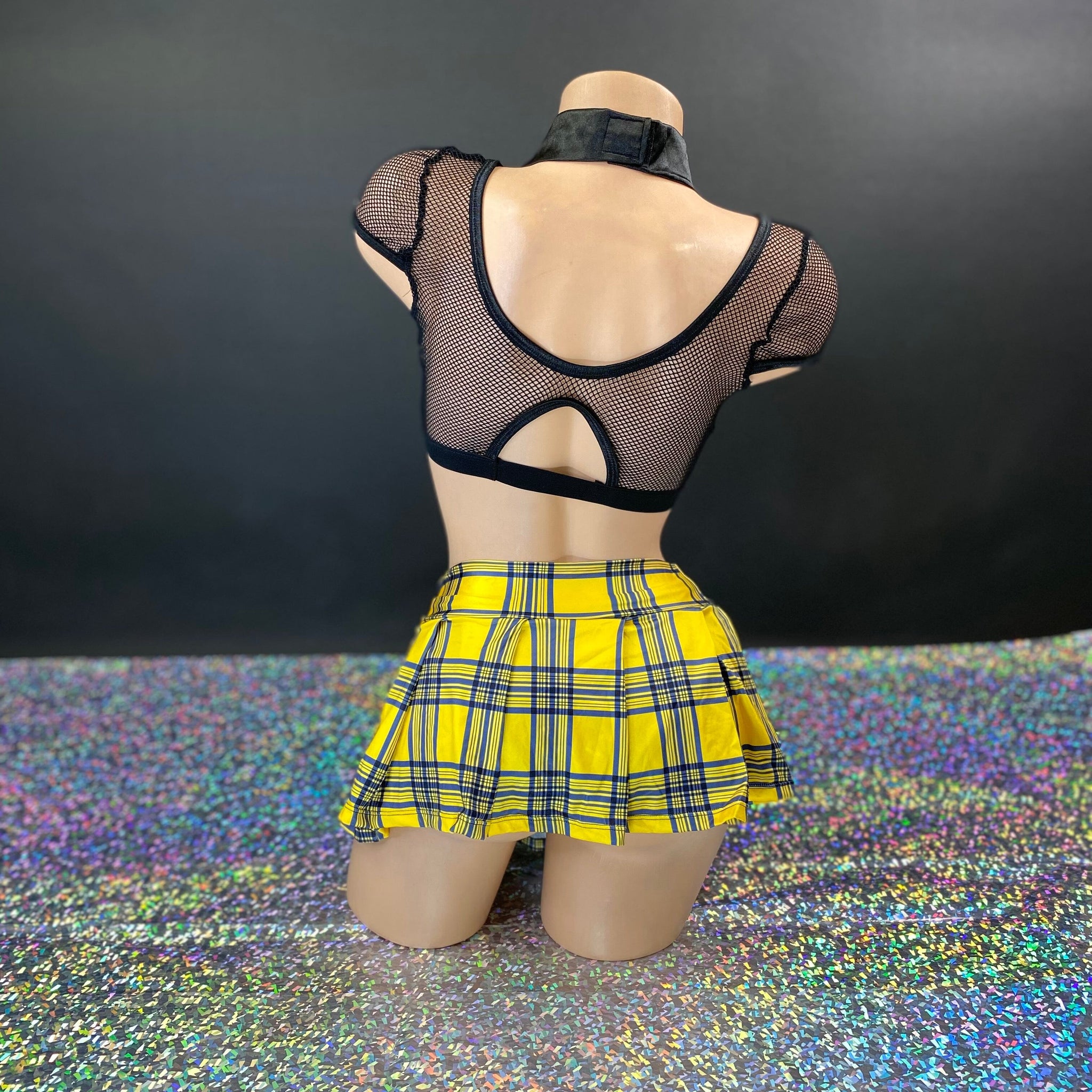 Black and Yellow School Girl Set