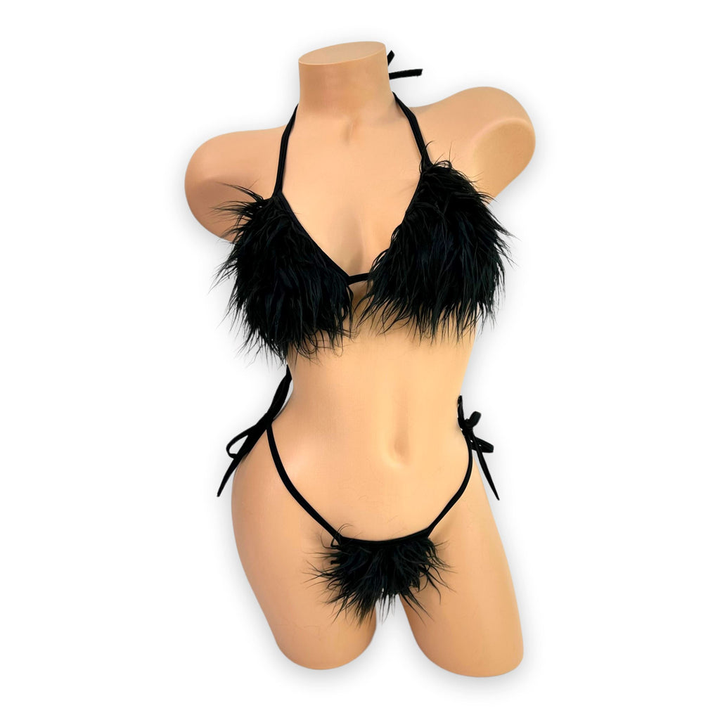 Black Fuzzy Wuzzy Lara 'Kini
