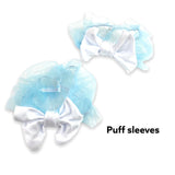 Blue Princess Costume crown headpiece detail, side view — Golddiggers Boutique exotic dancewear