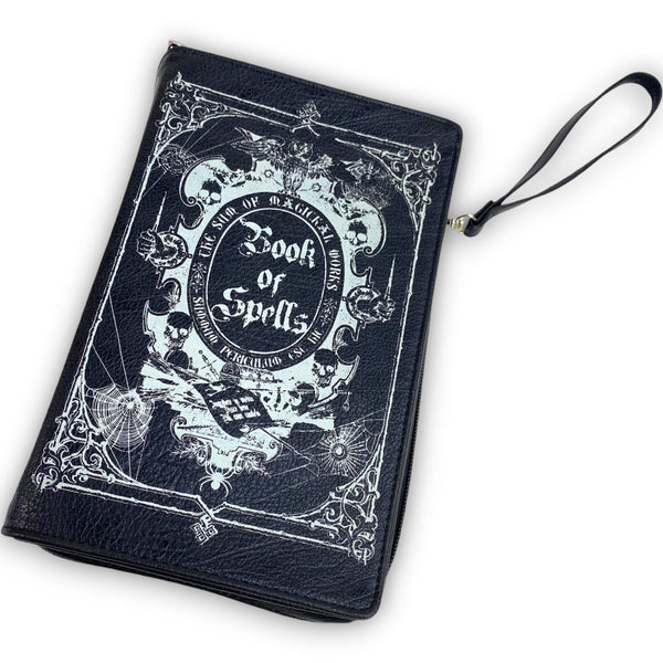 Book of Spells Zipper Money Bag