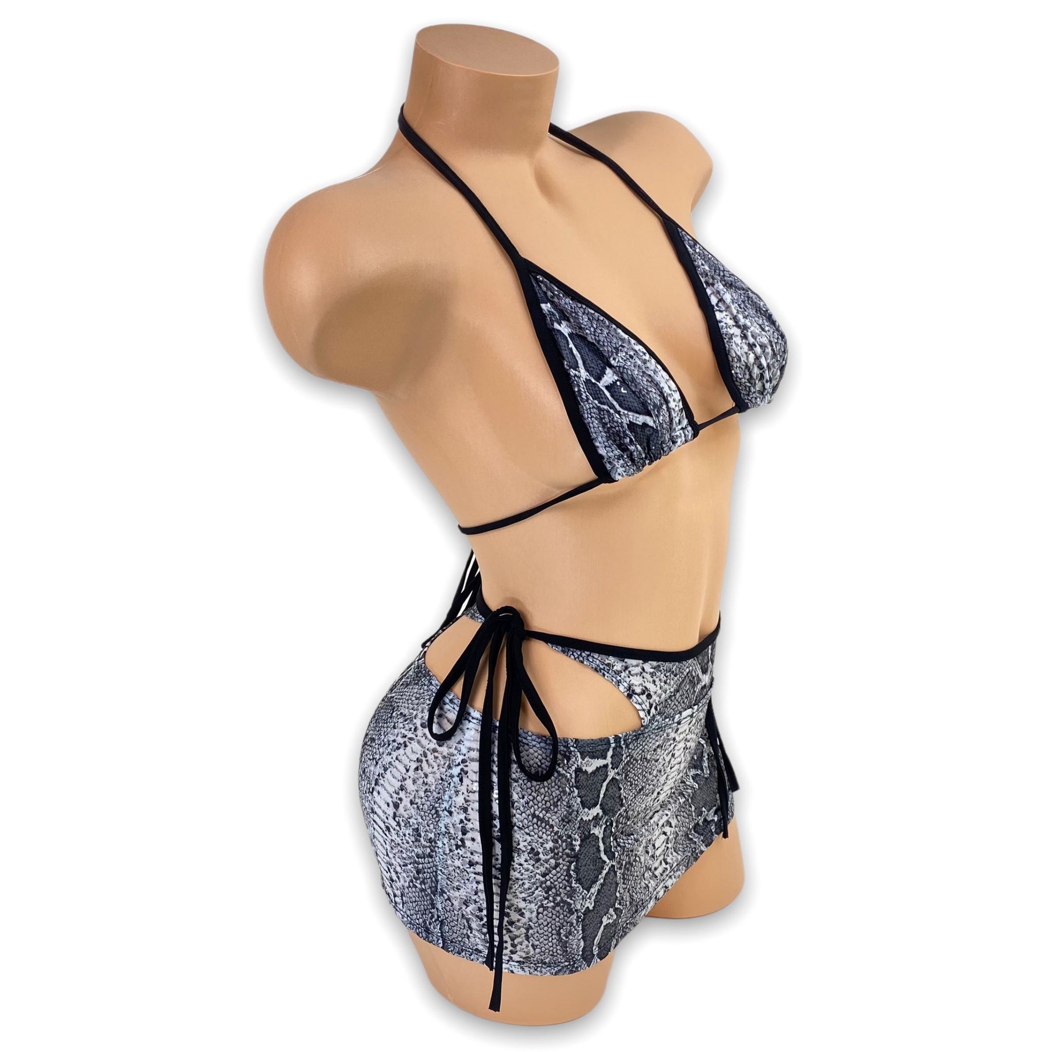 Cobra Salma Faux Thong Skirt Set