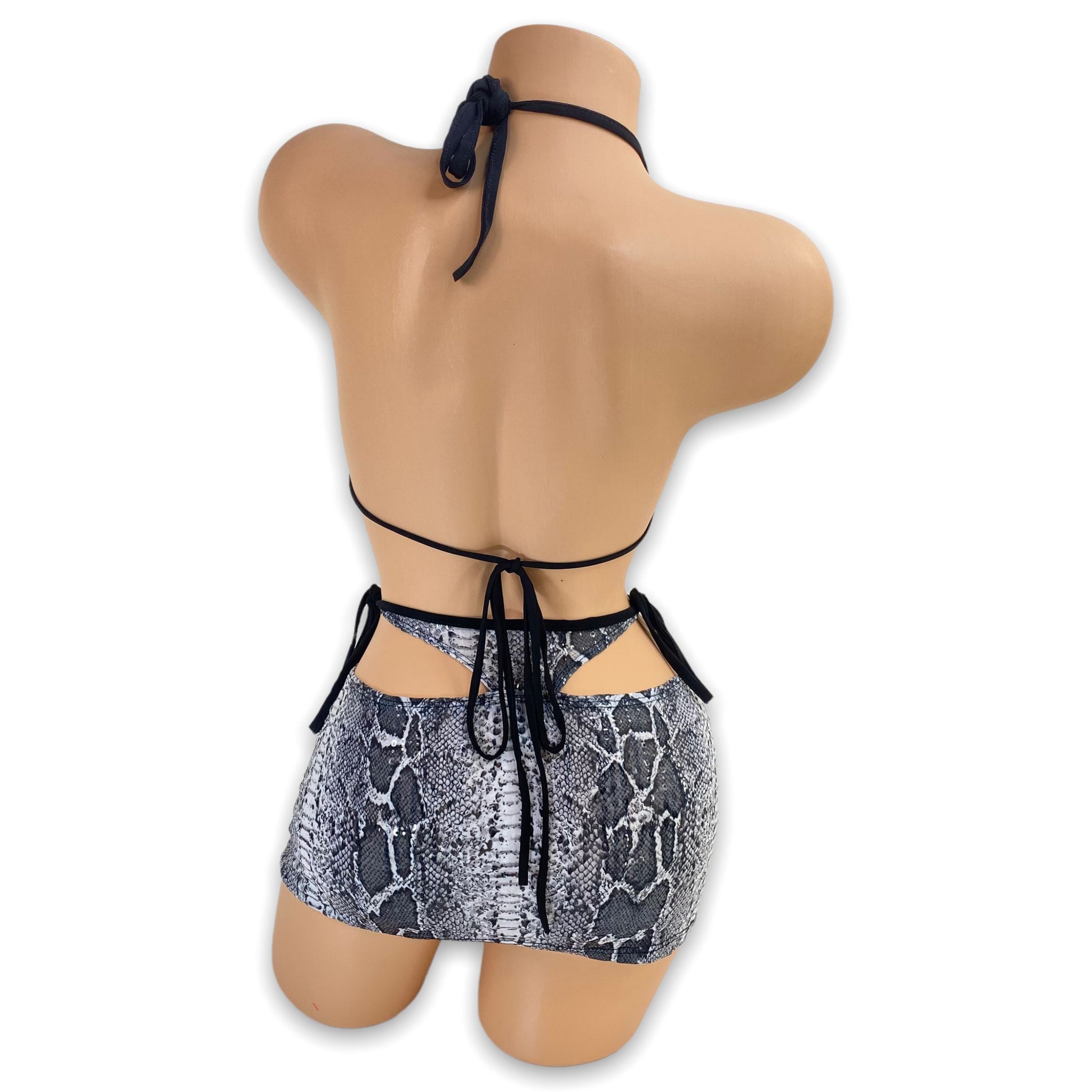 Cobra Salma Faux Thong Skirt Set