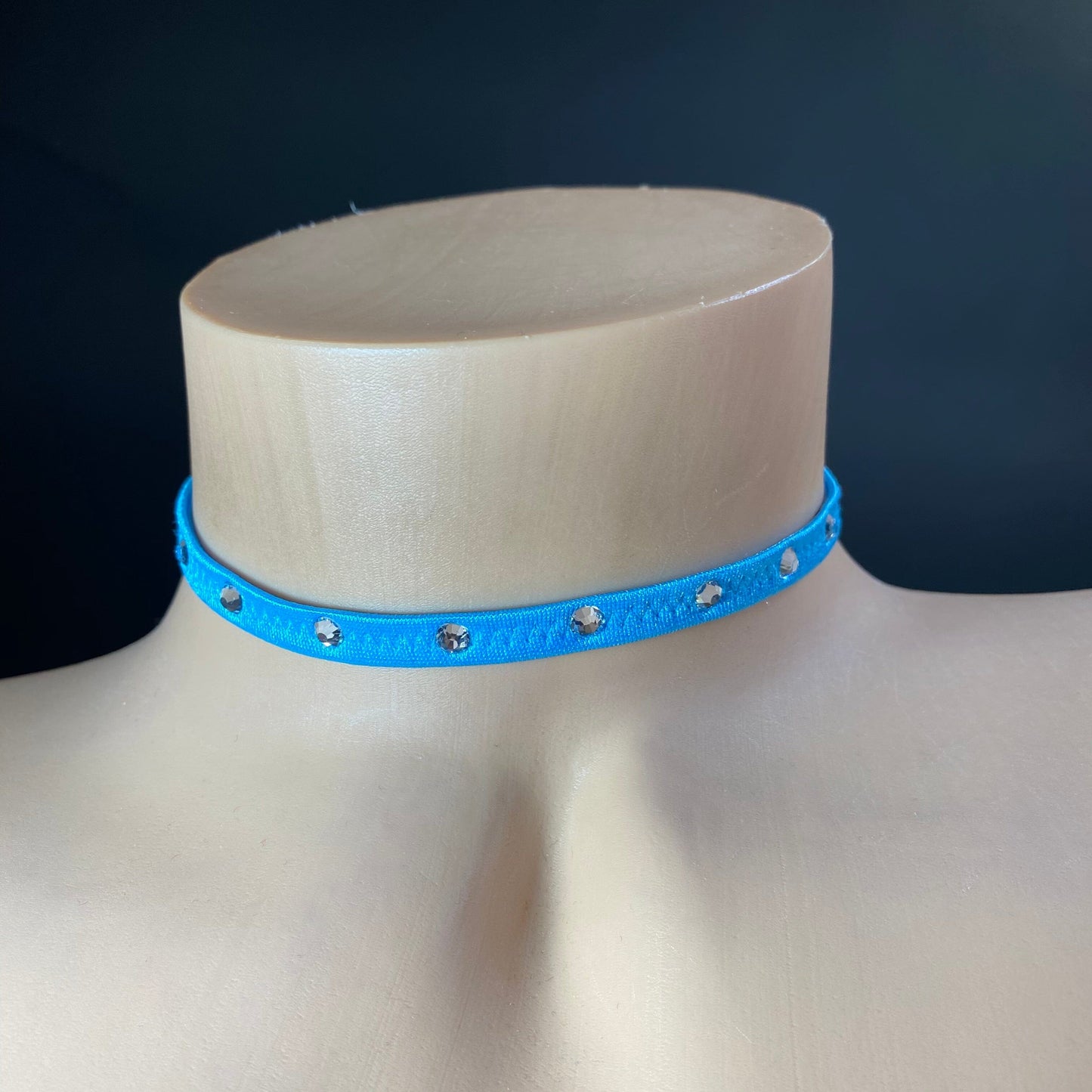 Colored Rhinestone Chokers