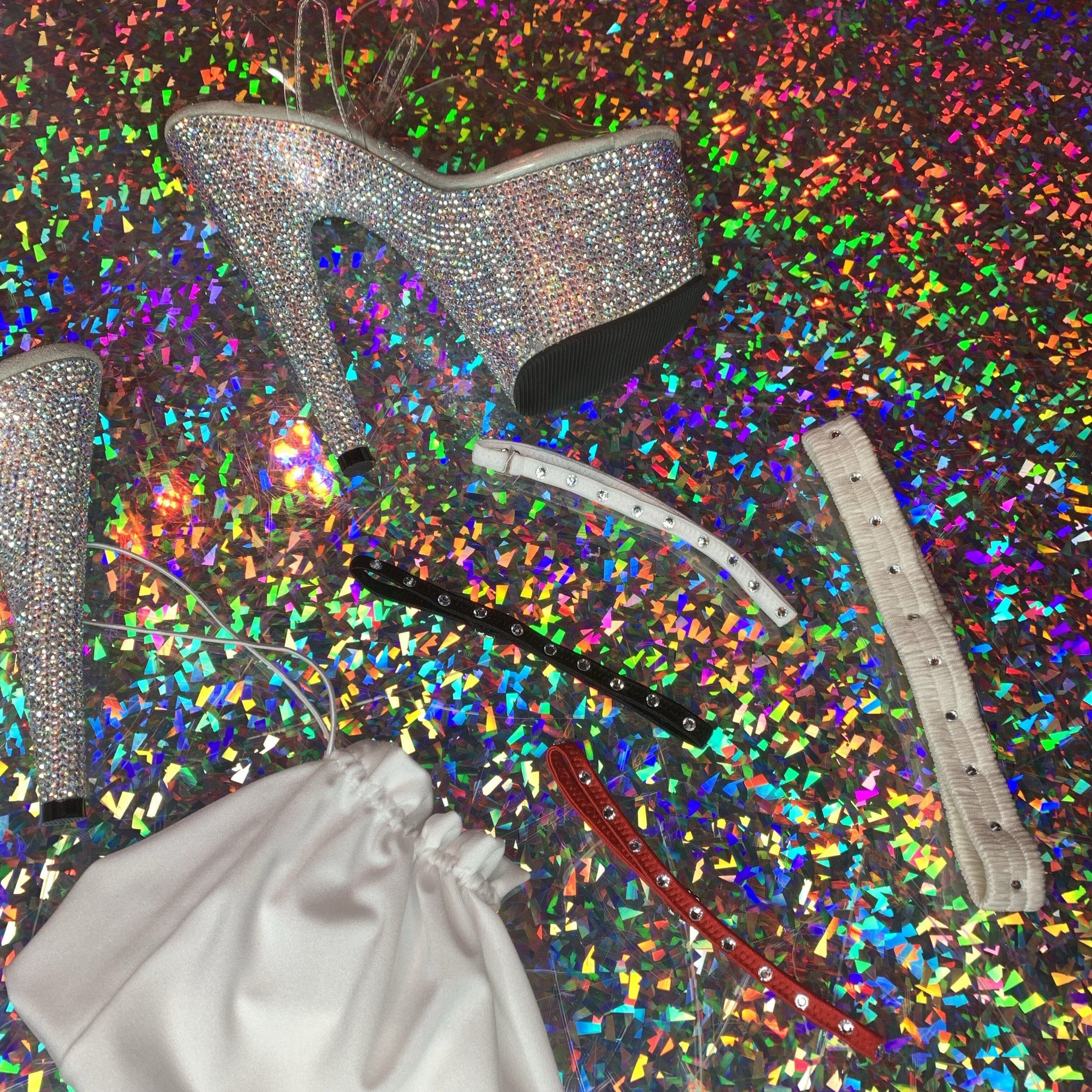 Colored Rhinestone Chokers