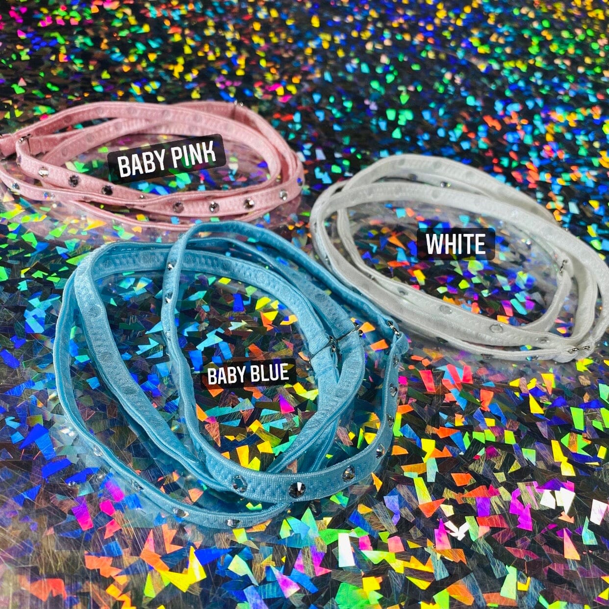 Colored Rhinestone Chokers