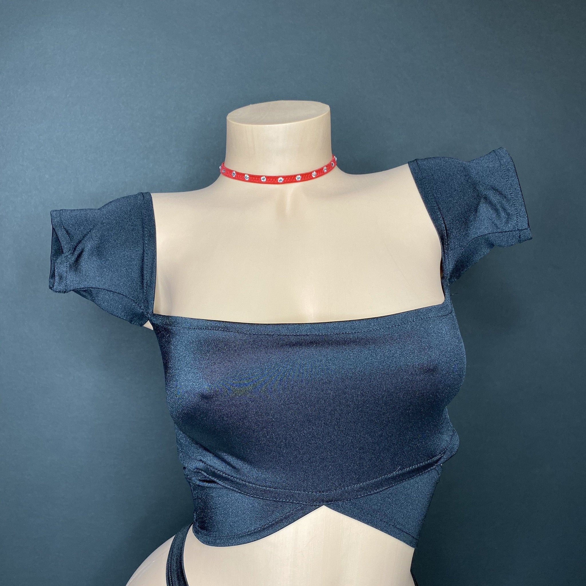 Colored Rhinestone Chokers