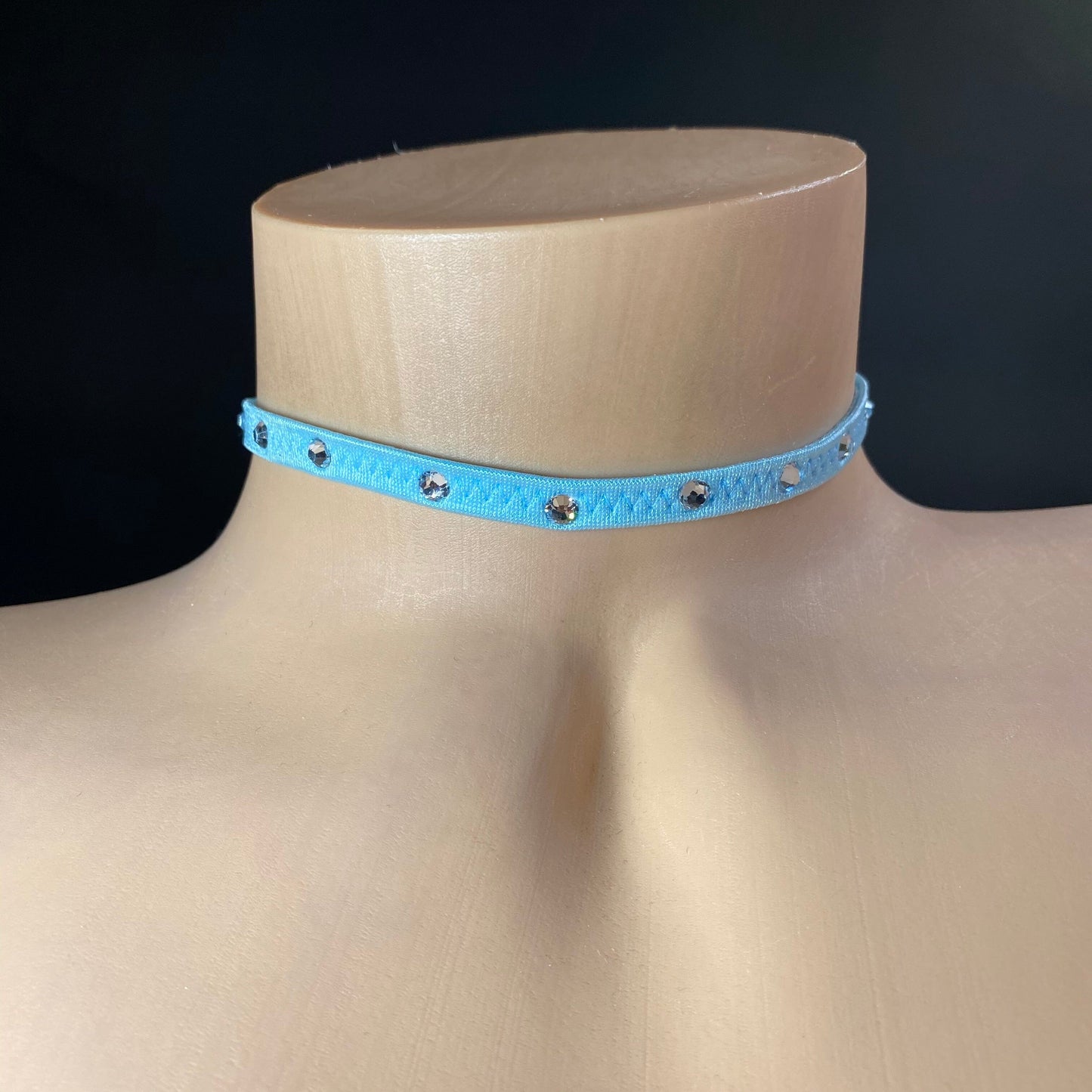 Colored Rhinestone Chokers