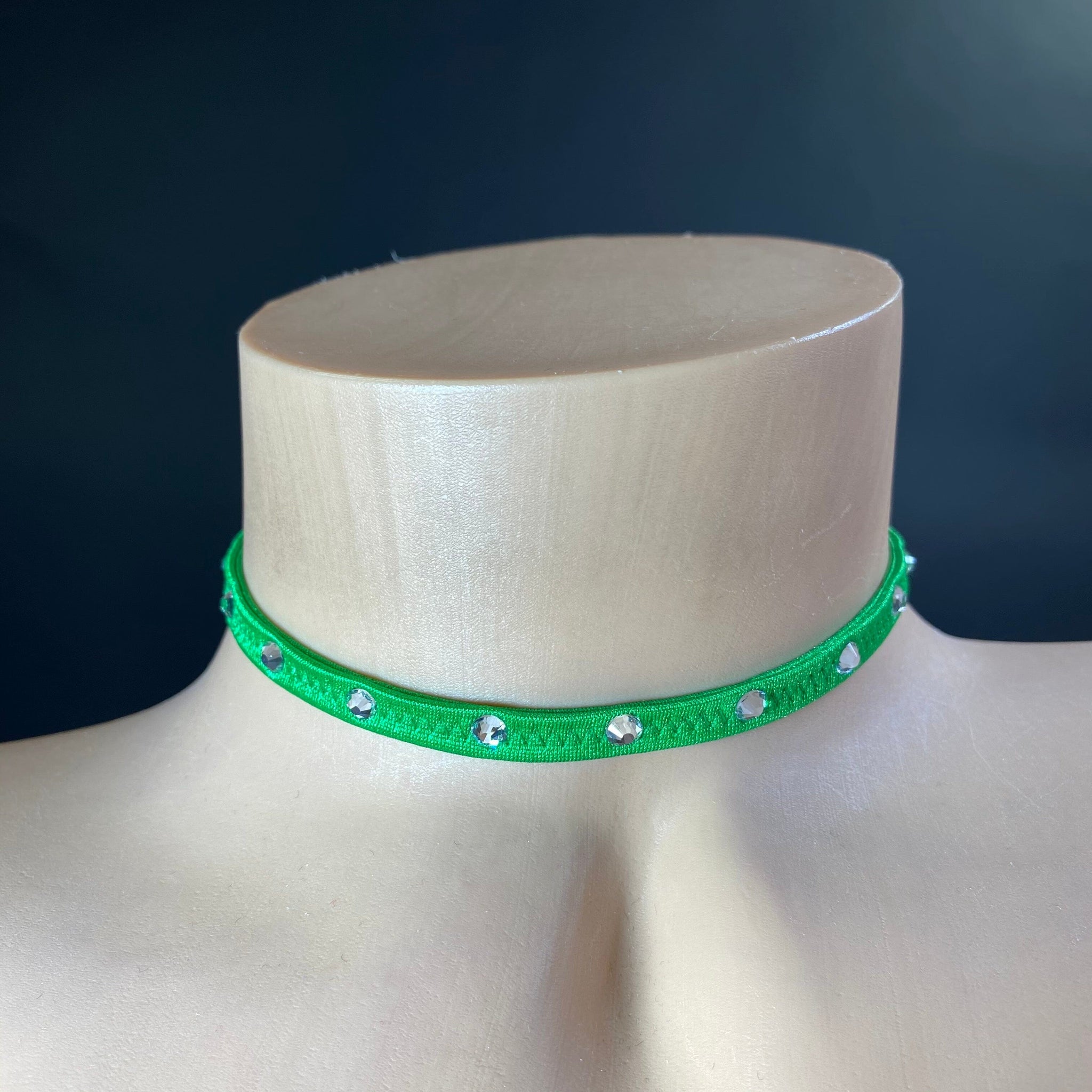 Colored Rhinestone Chokers