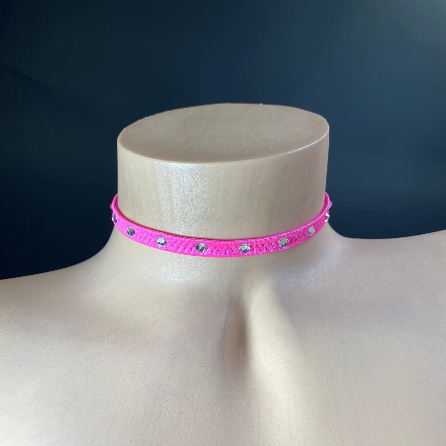 Colored Rhinestone Chokers