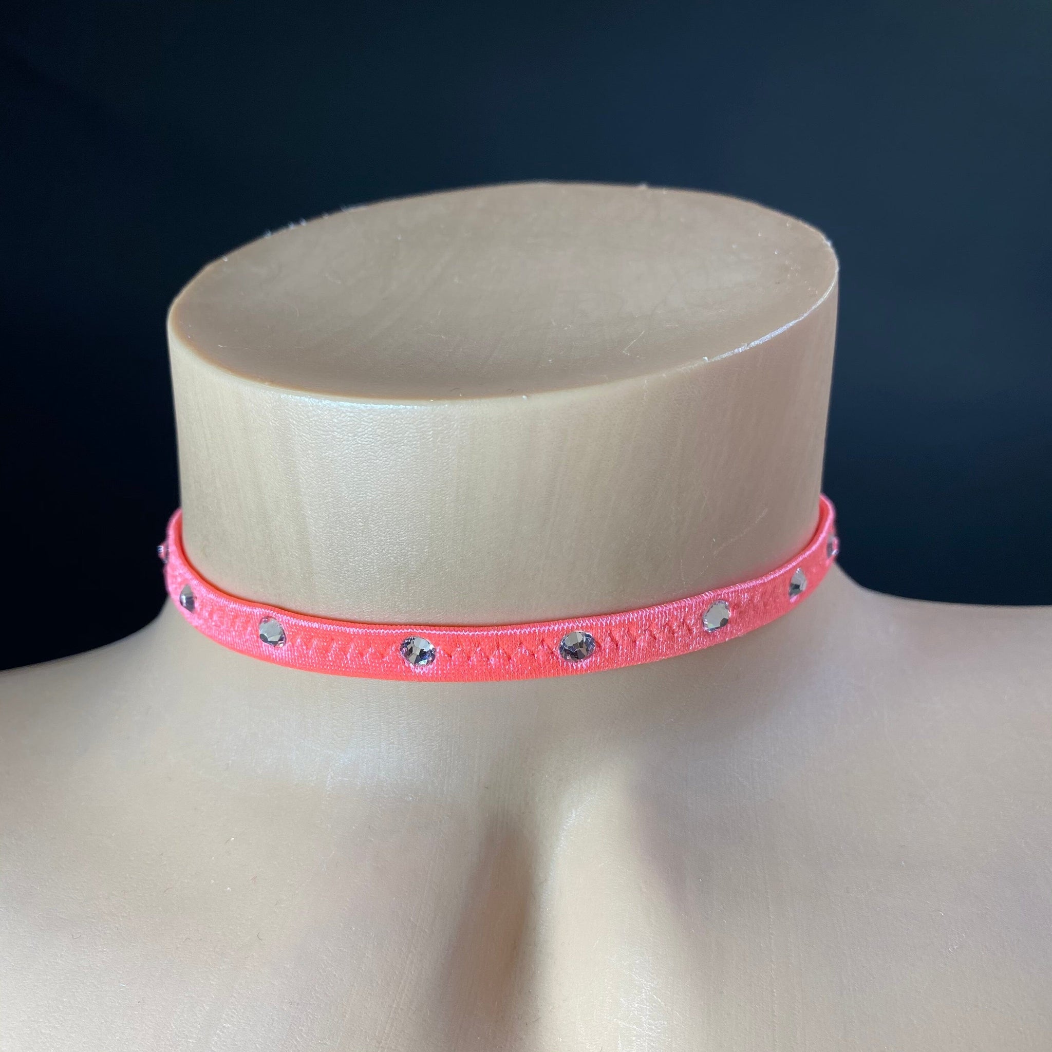Colored Rhinestone Chokers