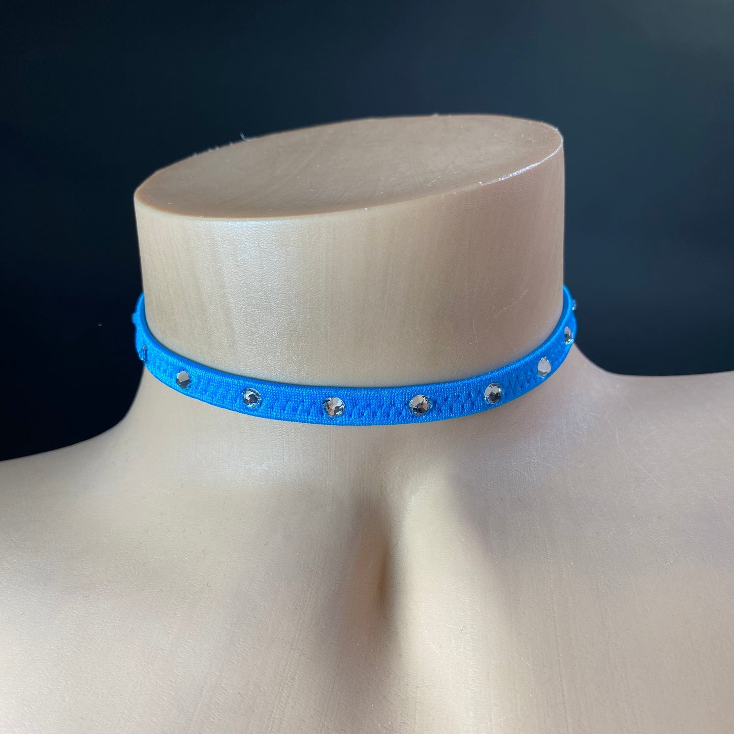 Colored Rhinestone Chokers