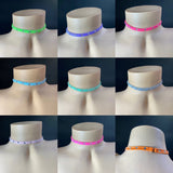 Colored Rhinestone Chokers