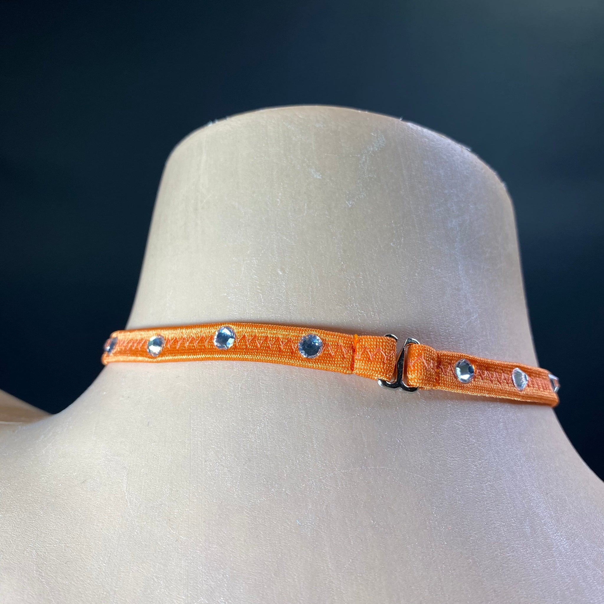 Colored Rhinestone Chokers