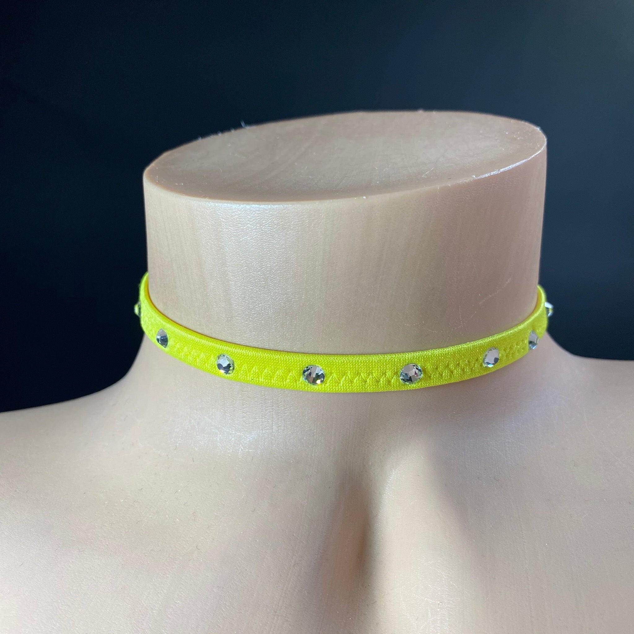 Colored Rhinestone Chokers