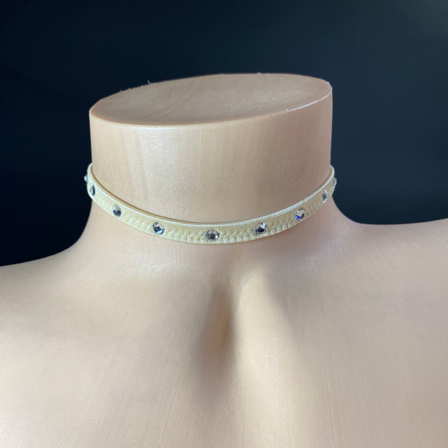 Colored Rhinestone Chokers