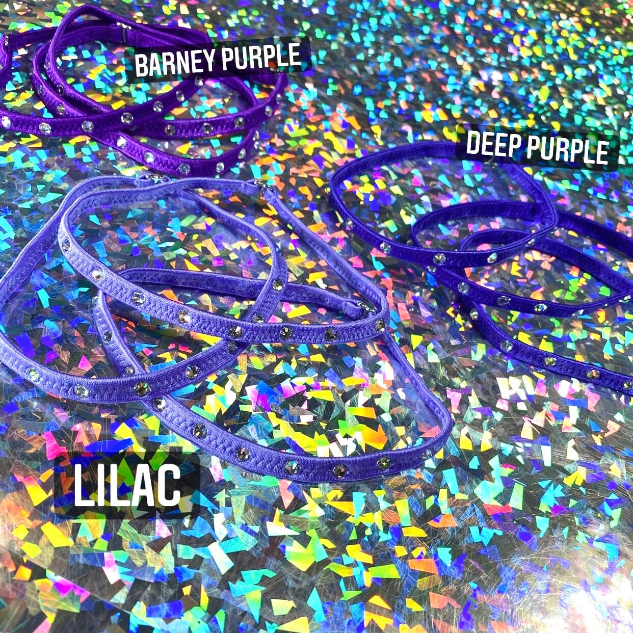 Colored Rhinestone Chokers