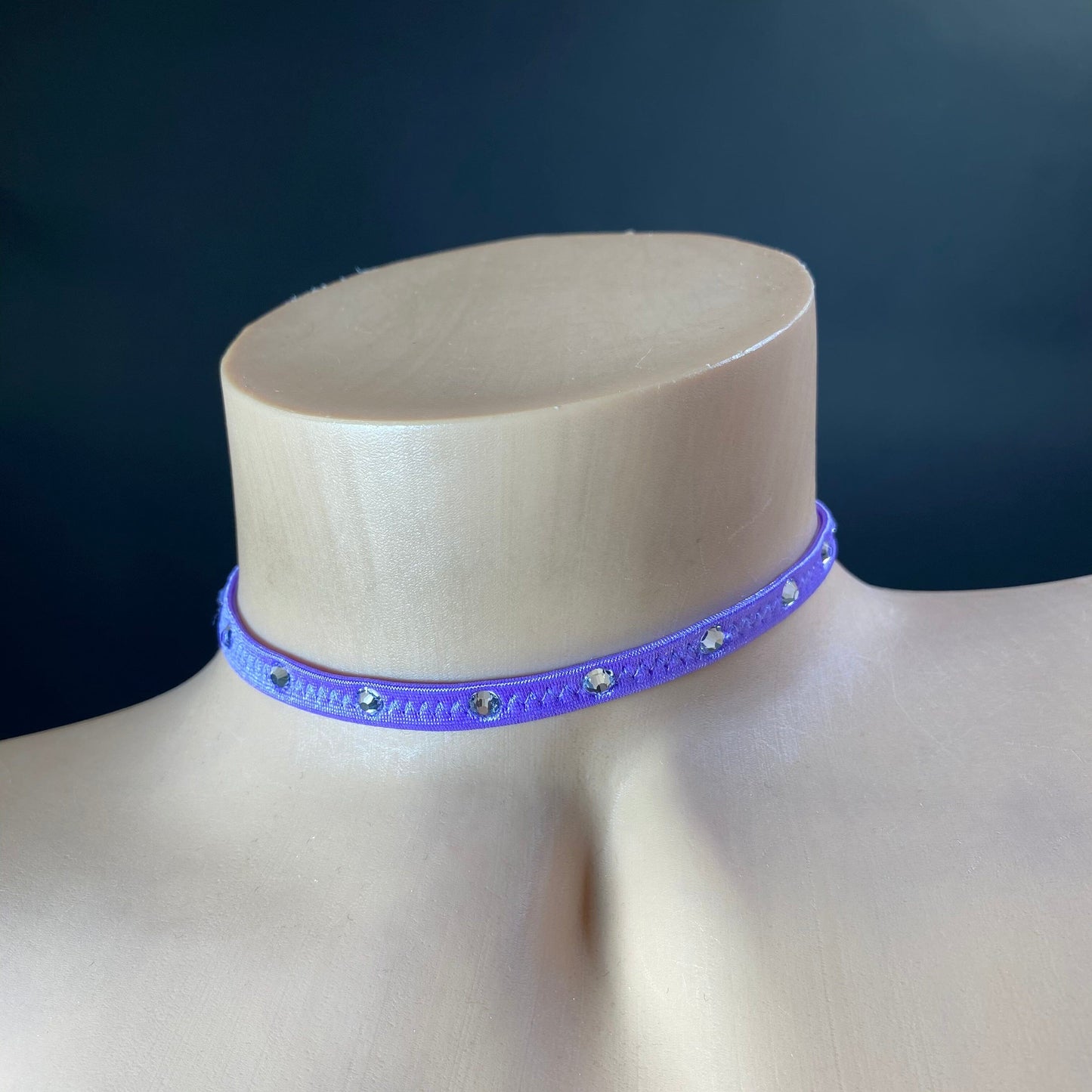 Colored Rhinestone Chokers
