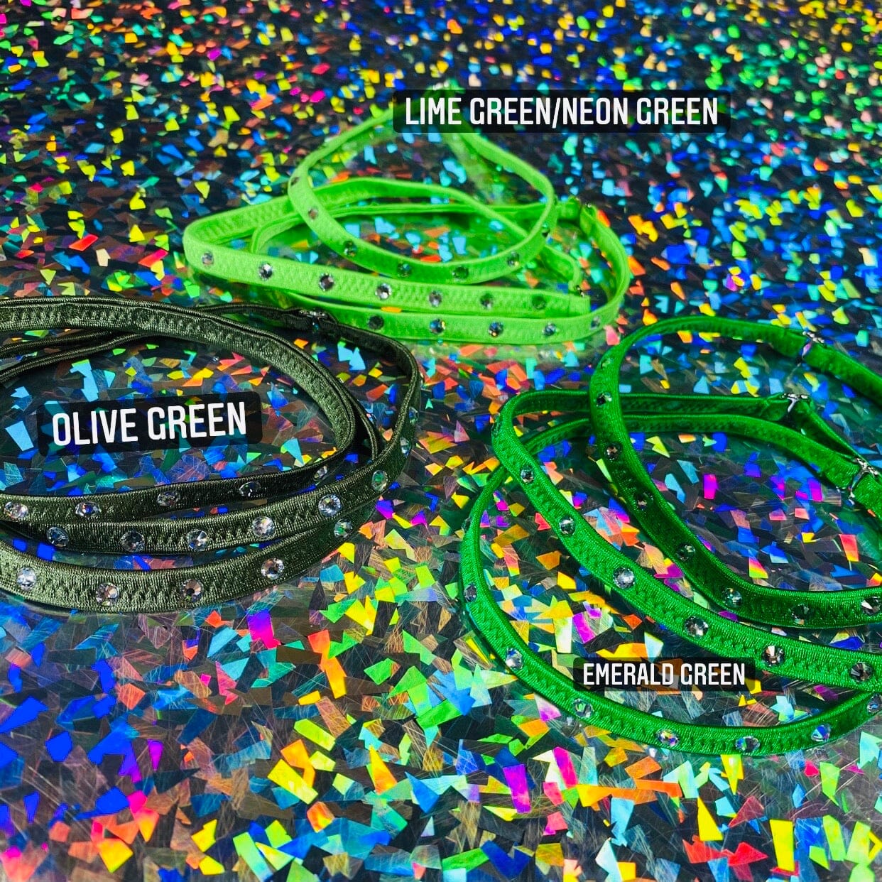 Colored Rhinestone Chokers