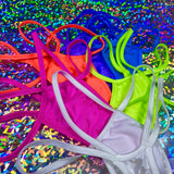 Double Strap Cut Out Thong