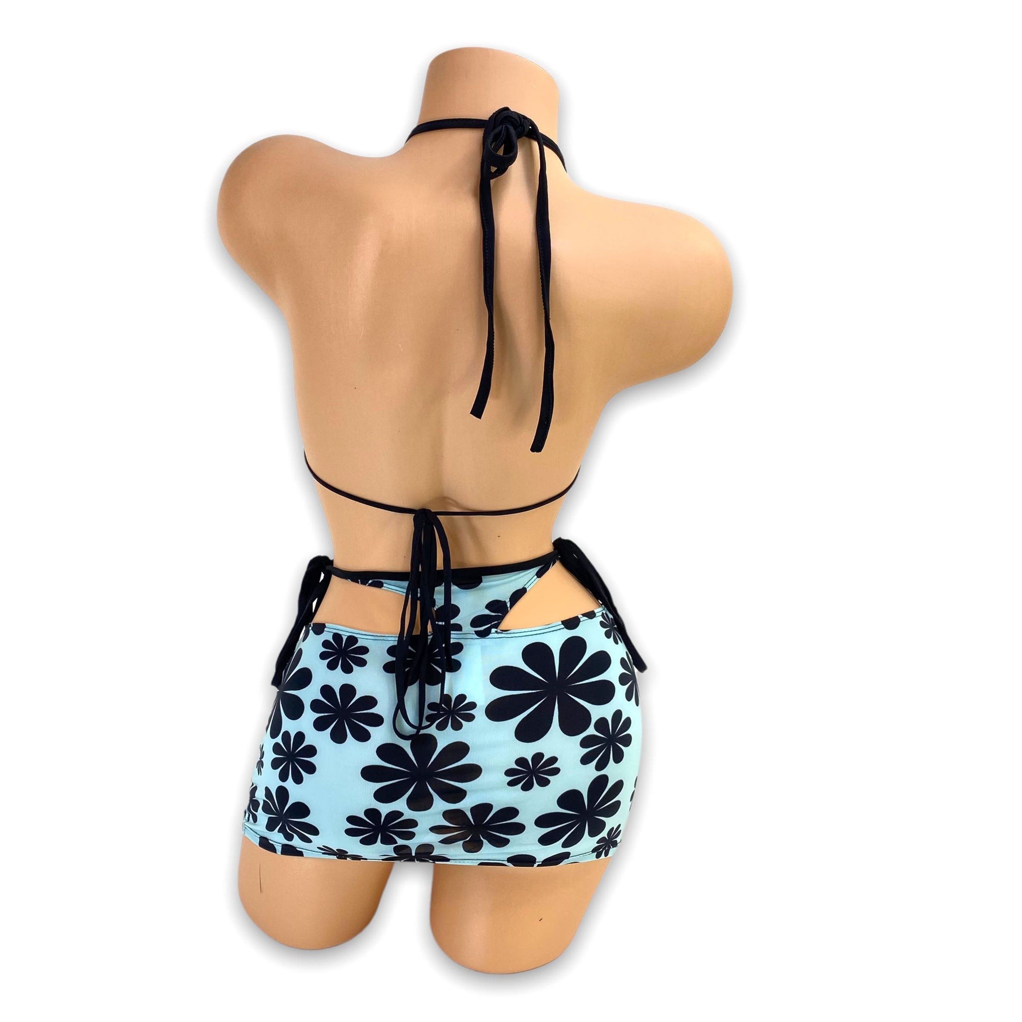 Flower Power Salma Faux Thong Skirt Set