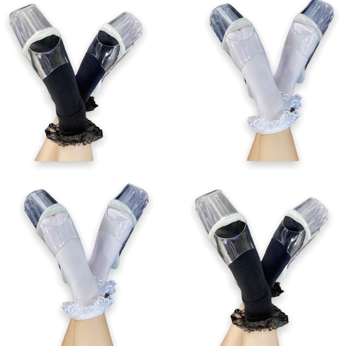 Frilly Ruffled Sweetheart Ankle Socks