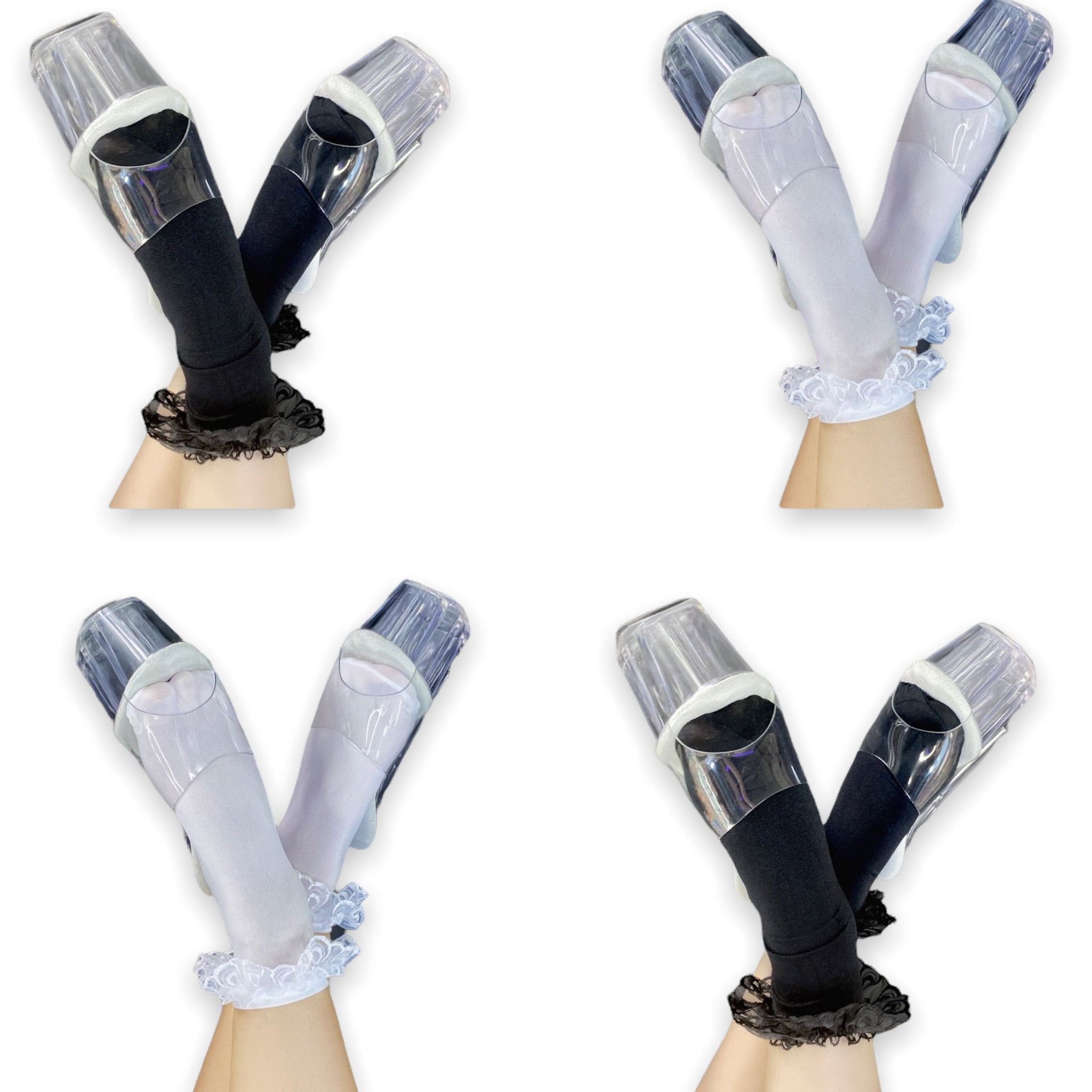 Frilly Ruffled Sweetheart Ankle Socks