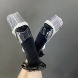 Frilly Ruffled Sweetheart Ankle Socks