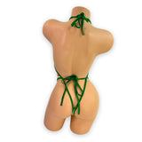 Green & White Cherry Printed Michelle Bodysuit